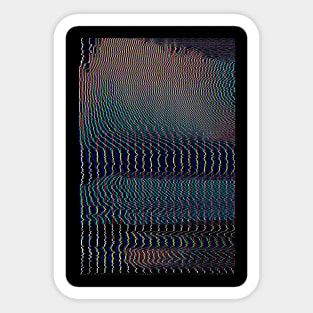 Lightning Glitch #2 - Contemporary Exclusive Modern Design Sticker